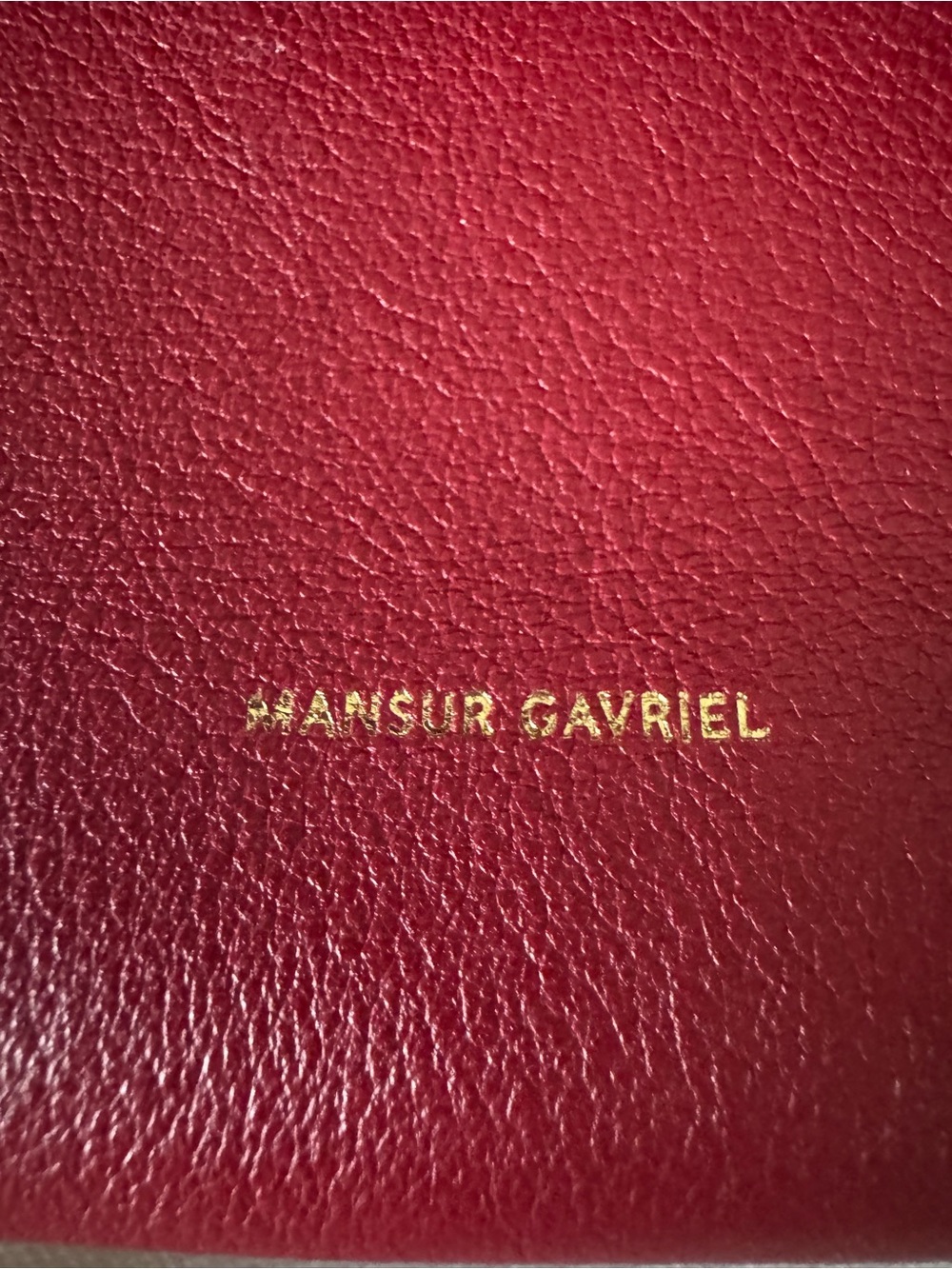 Mansur Gavriel Bordeaux Leather Mini Backpack - Picture 5 of 10